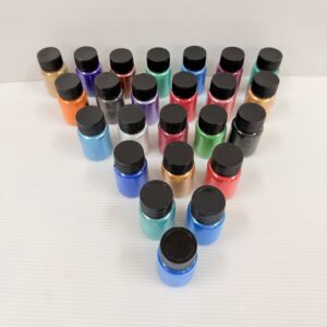 חנות שירלי מרכז אומנויות 17 ערכת 24 פיגמנטים מטאליים לאפוקסי